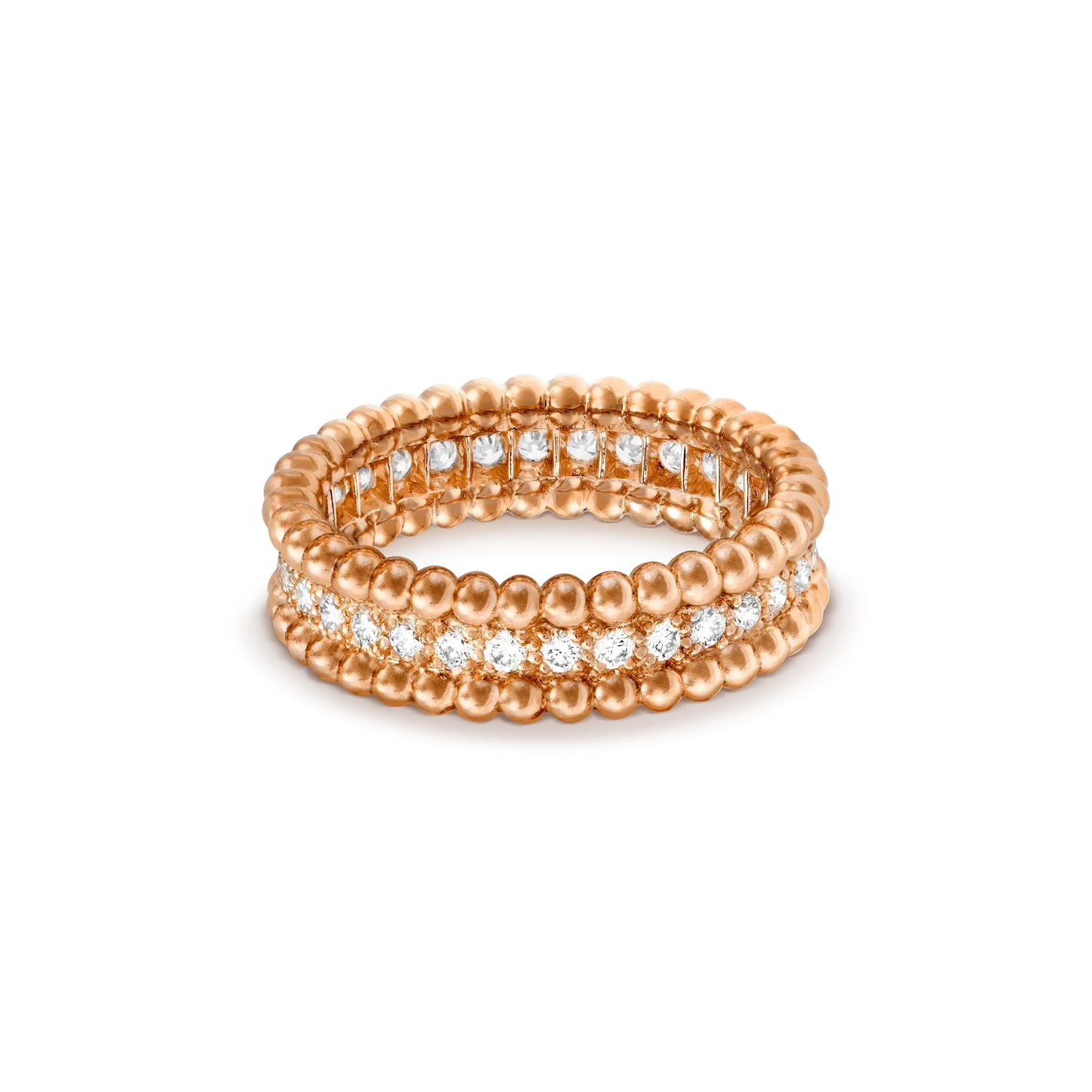 [Am jewelry]PERLEE DIAMOND ROSE GOLD RING
