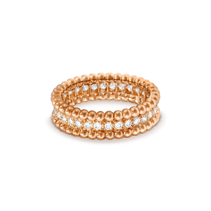 [Am jewelry]PERLEE DIAMOND ROSE GOLD RING
