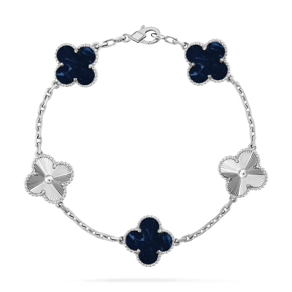 [Am jewelry]CLOVER 5 MOTIF PIETERSITE BRACELET COLLECTION