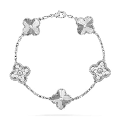 [Am jewelry] CLOVER 5 MOTIF LASER BRACELET COLLECTION