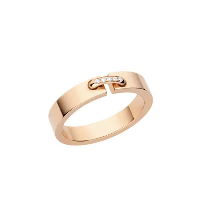 [Am jewelry]ALLIANCE LIENS VIDENCE DIAMOND 4MM RING