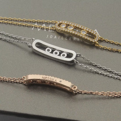 [Am Jewelry] Move Classique pavé bracelet