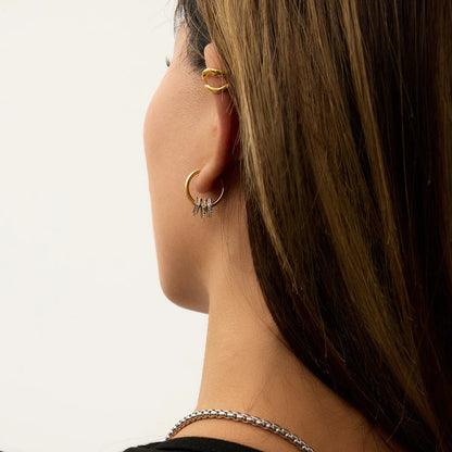 [AM Jewels]Rosiel Gold Ear Cuff Earrings