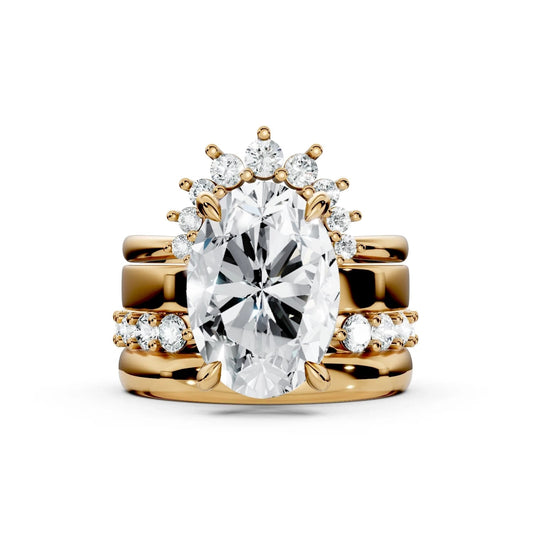 [AM Jewels]4-in-1 Stackable Ring Set