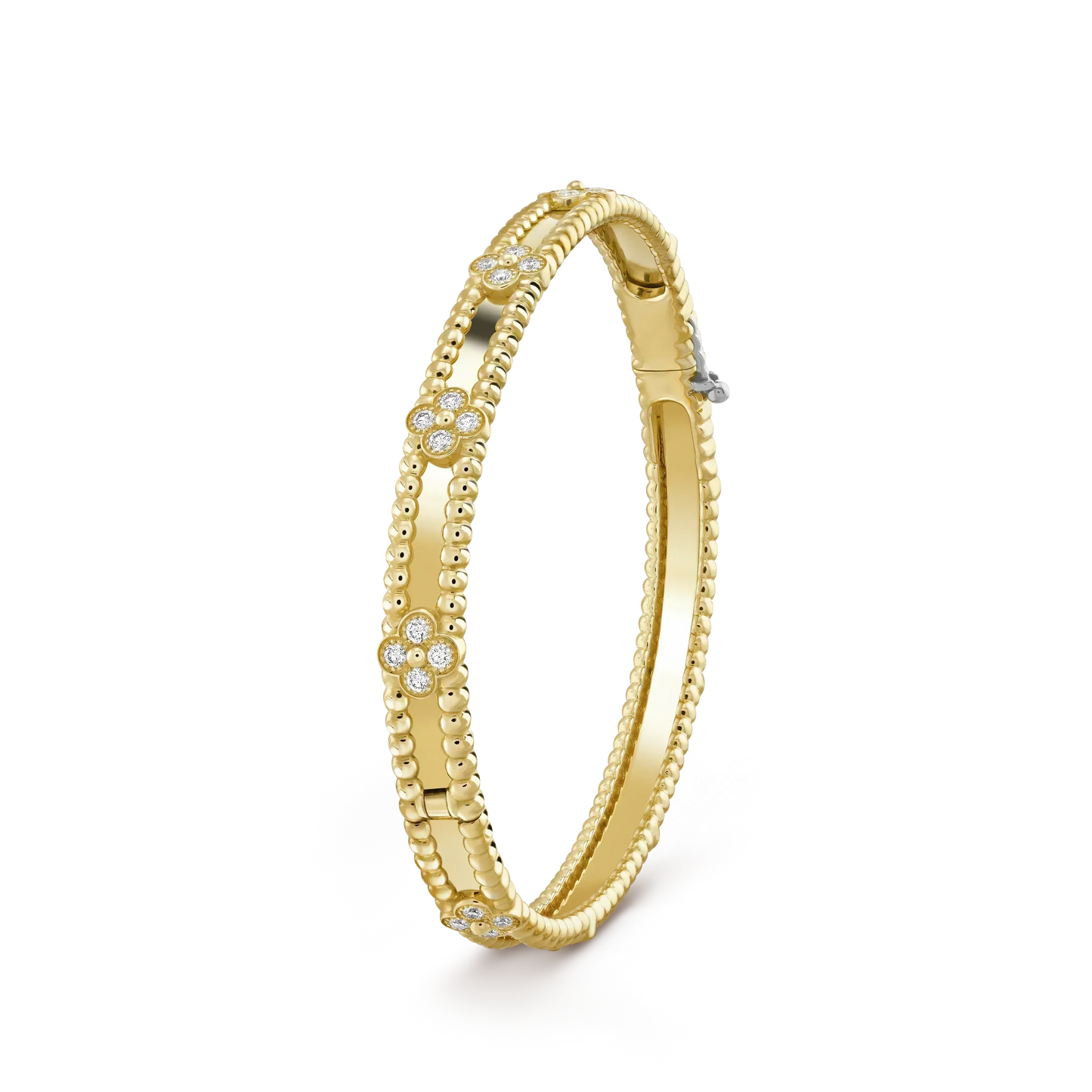 [Am jewelry]CLOVER BRACELET 4MM DIAMONDS