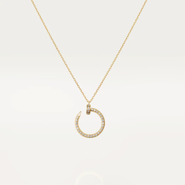 [Am jewelry]JUSTE NECKLACE GOLD DIAMONDS