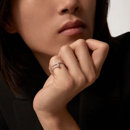 [Am jewelry]JUSTE RING 1.8MM SILVER DIAMONDS