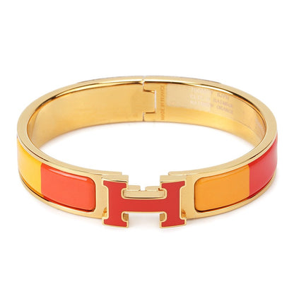 [Am jewelry]H BRACELET ORANGE RAINBOW CERAMIC