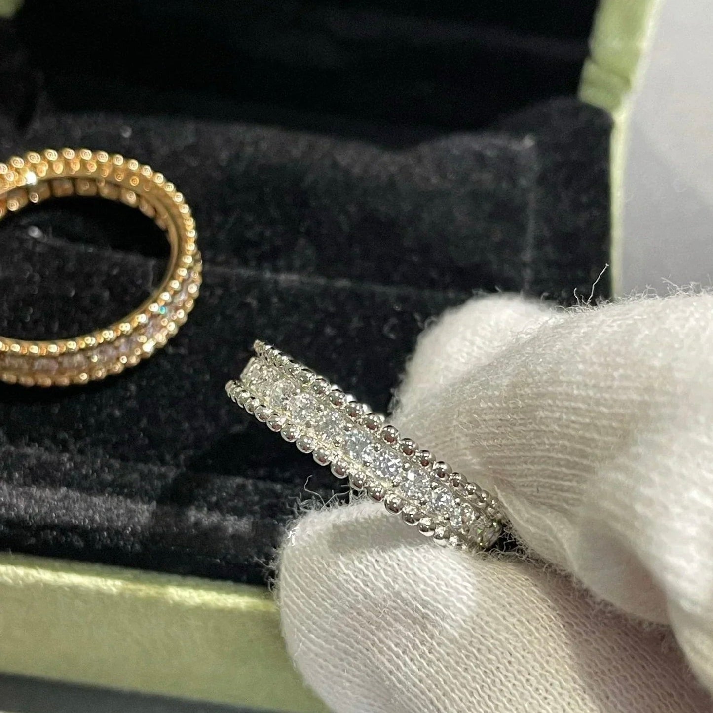 [Am jewelry]PERLEE DIAMOND SILVER RING