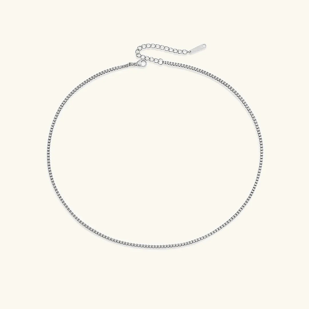 [AM Jewels]Danica Box Chain Gold Necklace