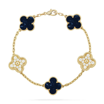 [Am jewelry]CLOVER 5 MOTIF PIETERSITE BRACELET COLLECTION