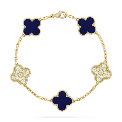 [Am jewelry]CLOVER 5 MOTIF LAPIS LAZULI BRACELET COLLECTION
