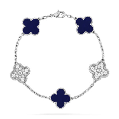 [Am jewelry]CLOVER 5 MOTIF LAPIS LAZULI BRACELET COLLECTION