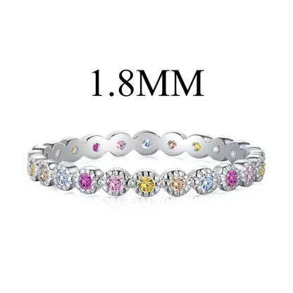 [Am jewelry]Unique Scintillating Round Cut Daily Ring