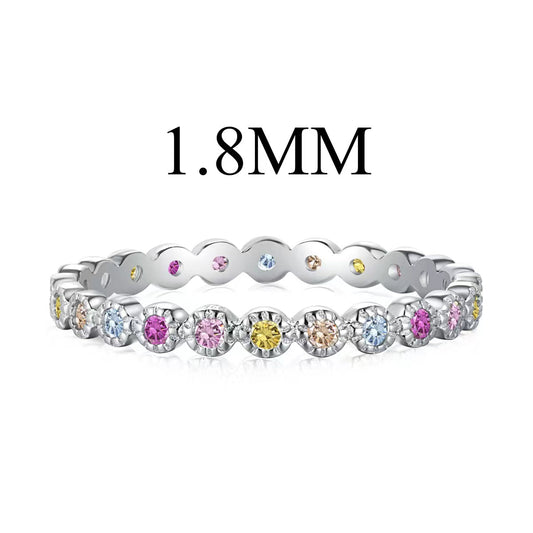 [Am jewelry]Unique Scintillating Round Cut Daily Ring