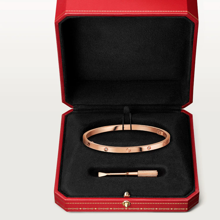 [Am jewelry]LOVE BRACELET 3.65MM 6 DIAMONDS