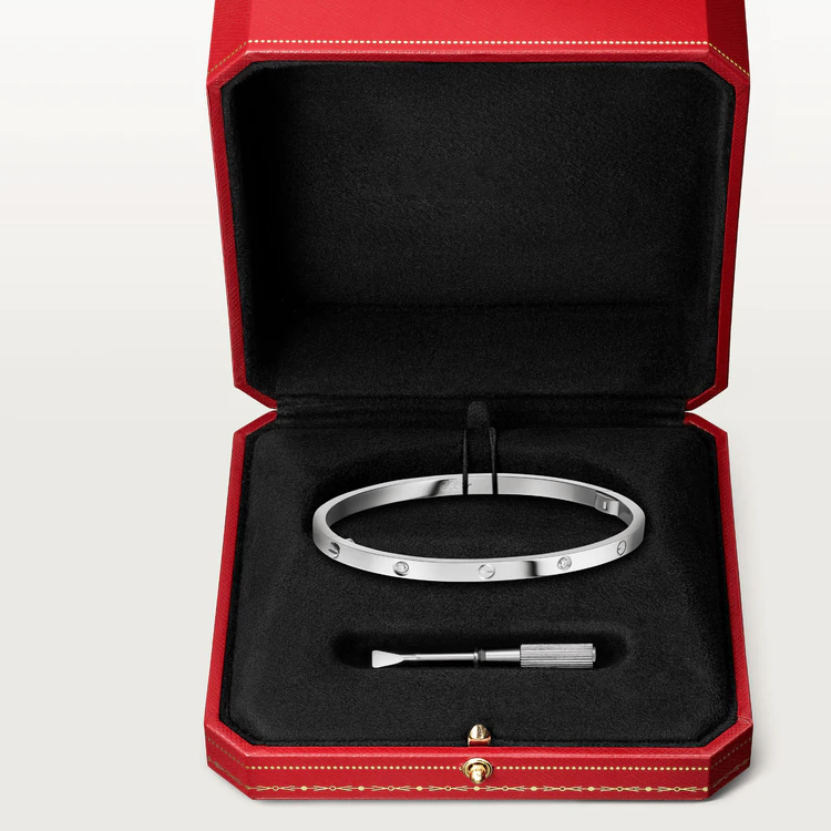 [Am jewelry]LOVE BRACELET 3.65MM 6 DIAMONDS