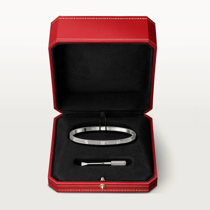 [Am jewelry]LOVE BRACELET 3.65MM DIAMOND-PAVED
