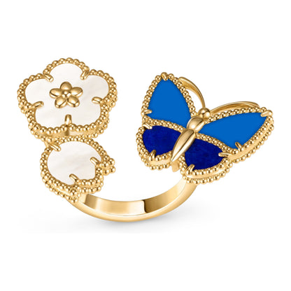 [AM Jewels]LUCKY SPRING BUTTERFLY OPEN-FACE RINGS