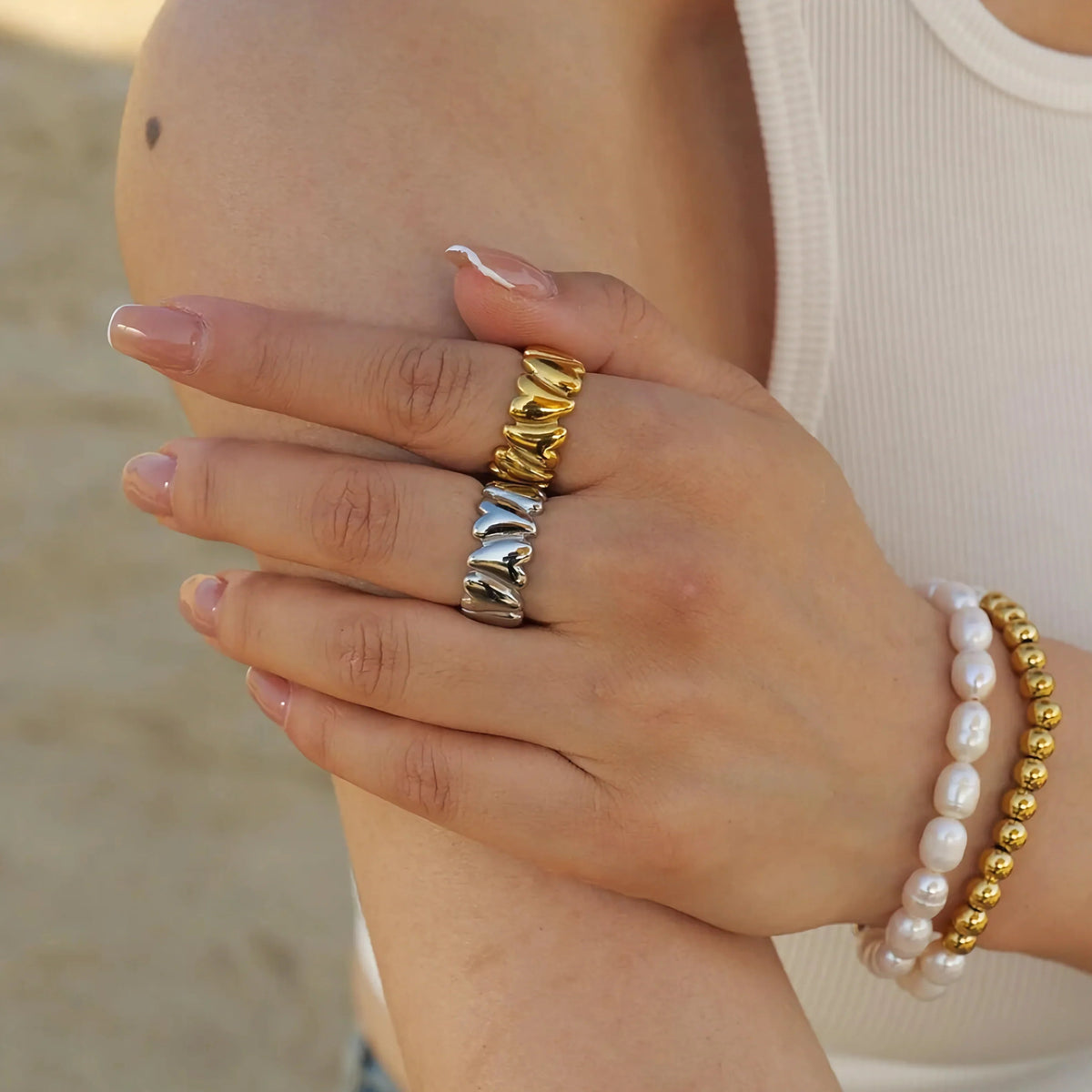 [AM Jewels]Elena Gold Ring