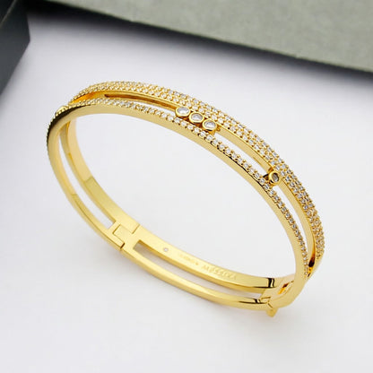 [Am Jewelry]Move Romane pavé bangle