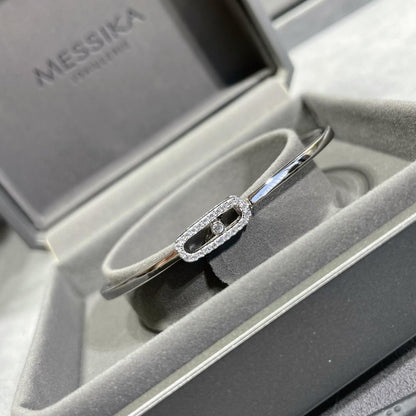 [Am Jewelry]Move Uno pavé flex bangle medium