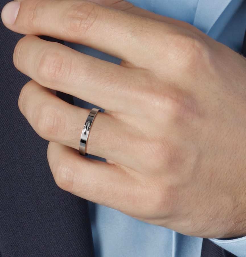 [Am jewelry]ALLIANCE LIENS VIDENCE 3MM RING