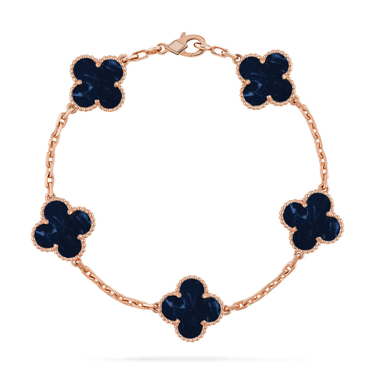[Am jewelry]CLOVER 5 MOTIF PIETERSITE BRACELET COLLECTION