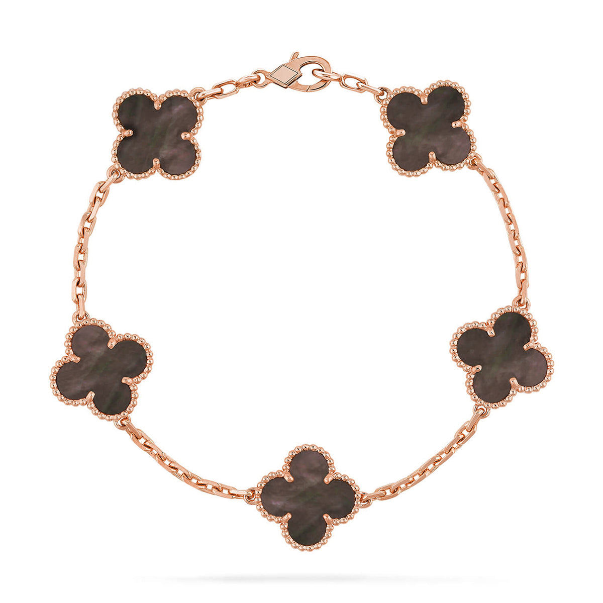 [Am jewelry] CLOVER 5 MOTIF GRAY MOP BRACELET COLLECTION