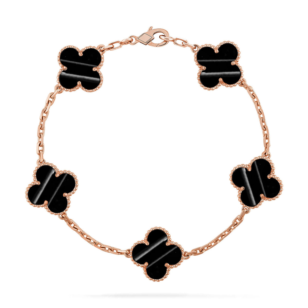 [Am jewelry] CLOVER 5 MOTIF PULSAR STONE BRACELET COLLECTION