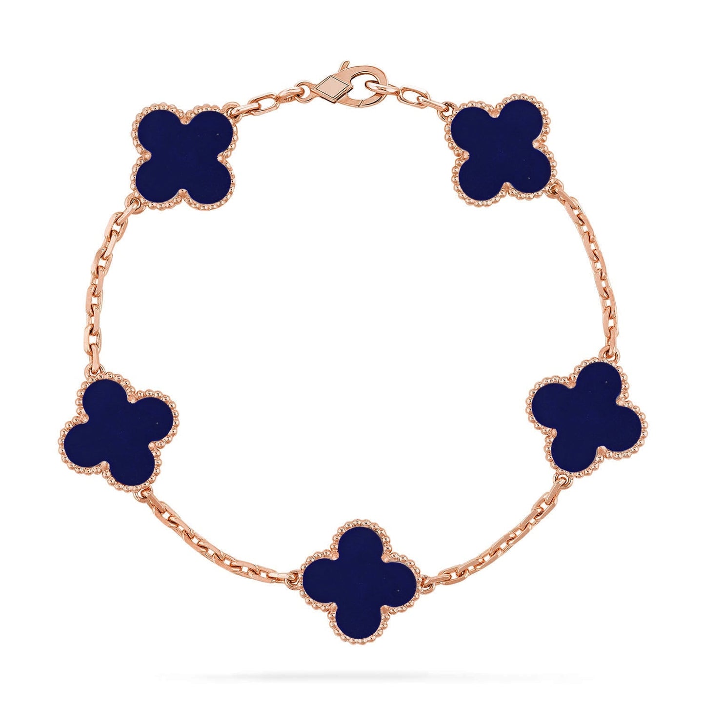 [Am jewelry]CLOVER 5 MOTIF LAPIS LAZULI BRACELET COLLECTION
