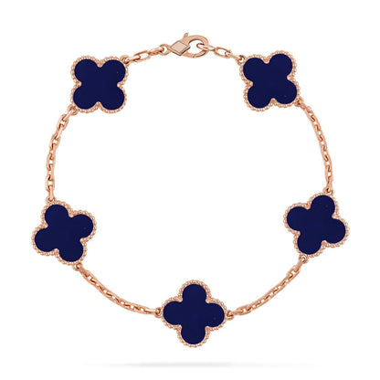 [Am jewelry]CLOVER 5 MOTIF LAPIS LAZULI BRACELET COLLECTION