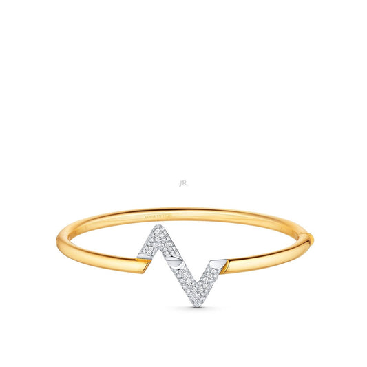 [Am jewelry]VOLTE UPSITE DOWN GOLD DIAMOND BRACELET