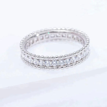 [Am jewelry]PERLEE DIAMOND SILVER RING