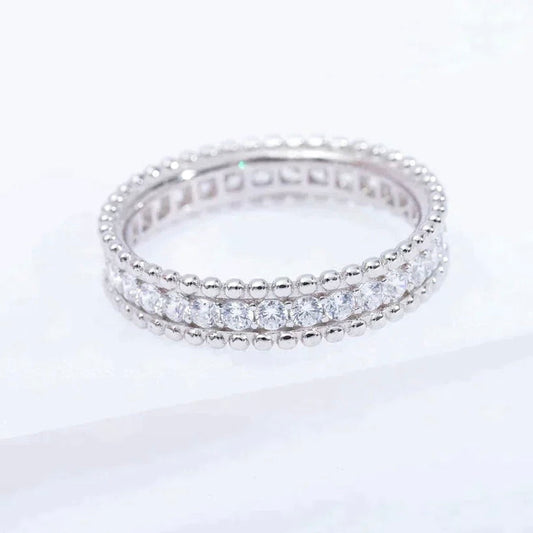 [Am jewelry]PERLEE DIAMOND SILVER RING