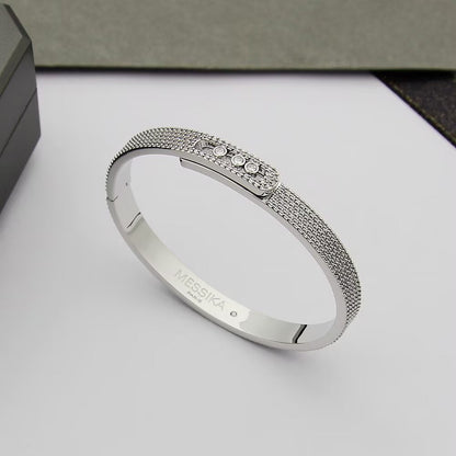 [Am Jewelry]Move Noa Full Pavé Diamond Bangle Bracelet