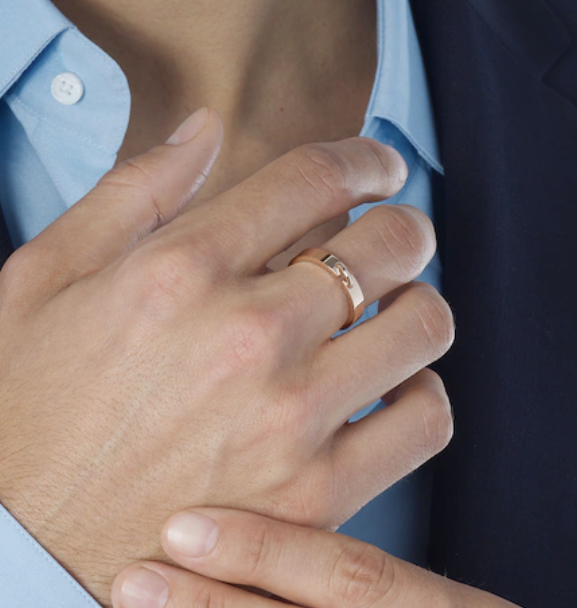 [Am jewelry]ALLIANCE LIENS VIDENCE 4MM RING