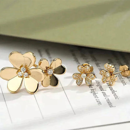 [Am jewelry]CLOVER COMOS GOLD DIAMOND RING