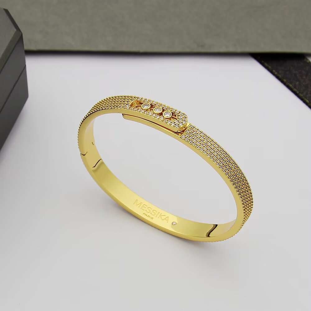 [Am Jewelry]Move Noa Full Pavé Diamond Bangle Bracelet