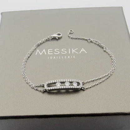 [Am Jewelry] Move Classique pavé bracelet