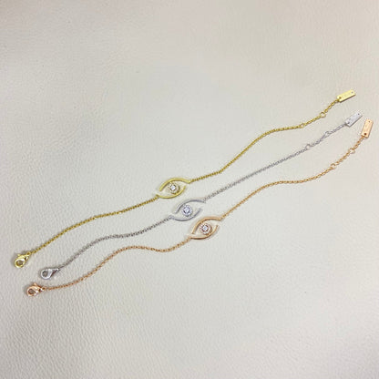 [Am Jewelry]Lucky Eye Pave-Set Diamond Bracelet