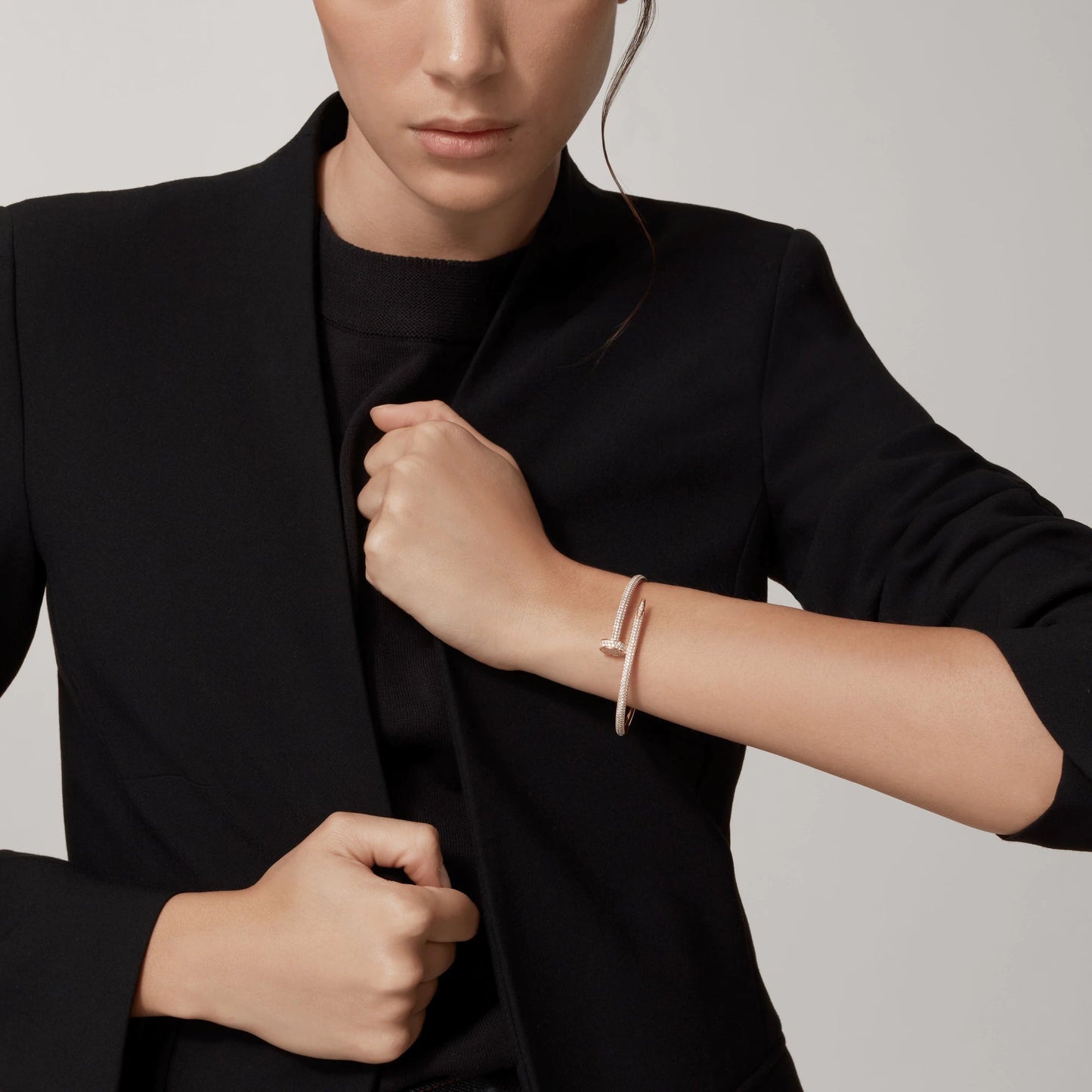 [Am jewelry]JUSTE BRACELET 3.5MM ALL DIAMONDS