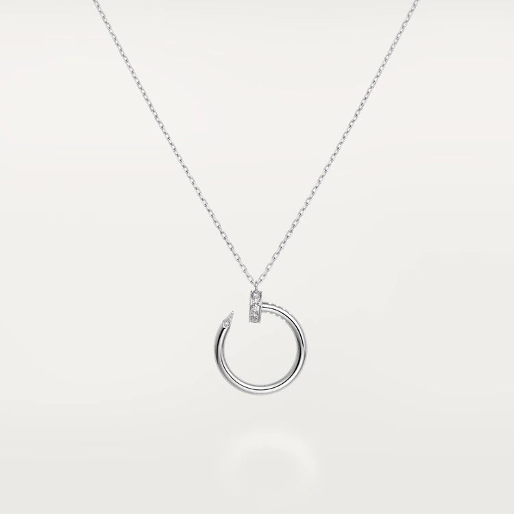 [Am jewelry]JUSTE NECKLACE SILVER