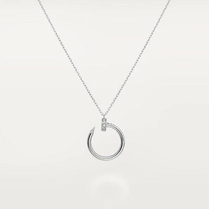 [Am jewelry]JUSTE NECKLACE SILVER