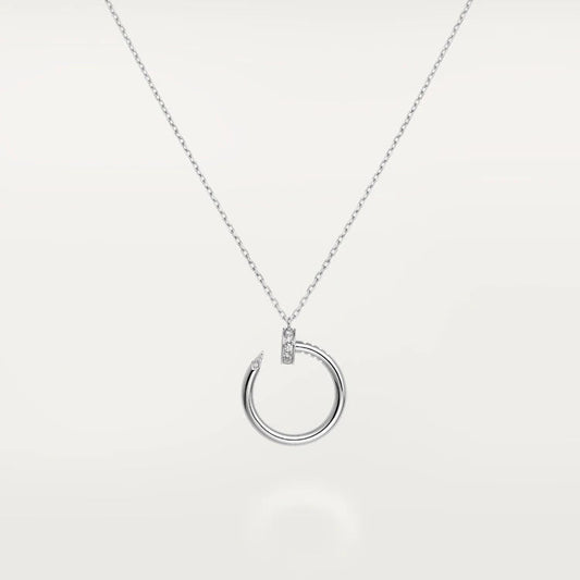 [Am jewelry]JUSTE NECKLACE SILVER