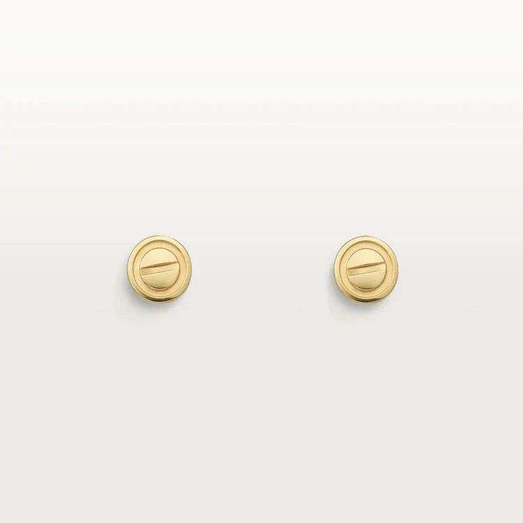 [Am jewelry]LOVE EARRINGS GOLD 10MM