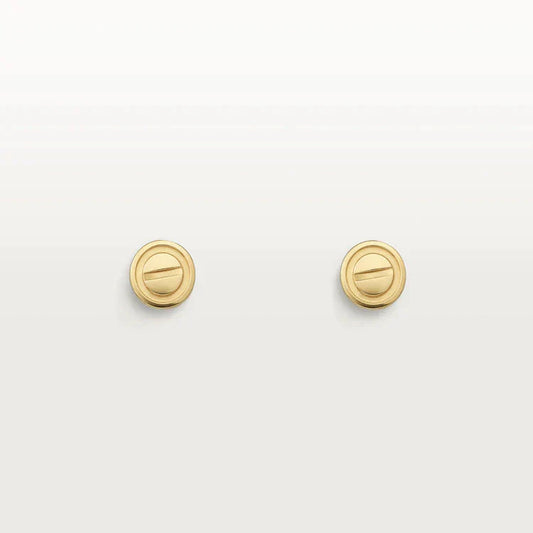 [Am jewelry]LOVE EARRINGS GOLD 10MM