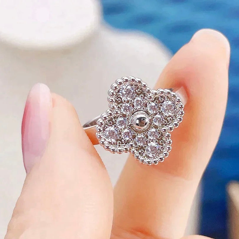 [Am jewelry]CLOVER DIAMOND RING