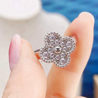 [Am jewelry]CLOVER DIAMOND RING