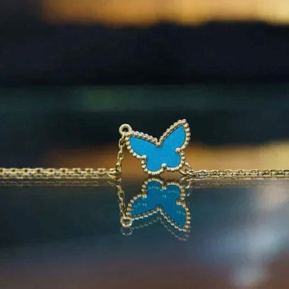 [Am jewelry]BUTTERFLY TURQUOISE BUTTERFLY BRACELET